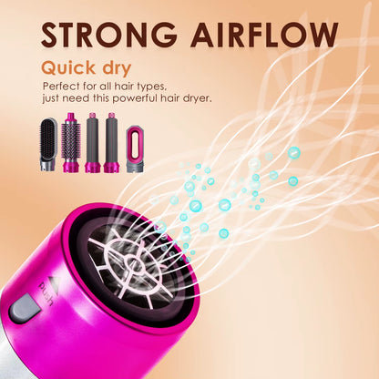 Xiaomi 5-In-1 Hair Styling Set Hair Dryer Hot Comb Curling Iron Straightener All-In-One Styling Tool for Airwrap Hair Dryer