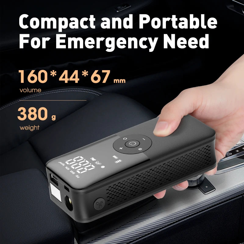 Rechargeable Air Pump Tire Inflator Portable Compressor Digital Cordless Car Tyre Inflator for Bicycle Balls