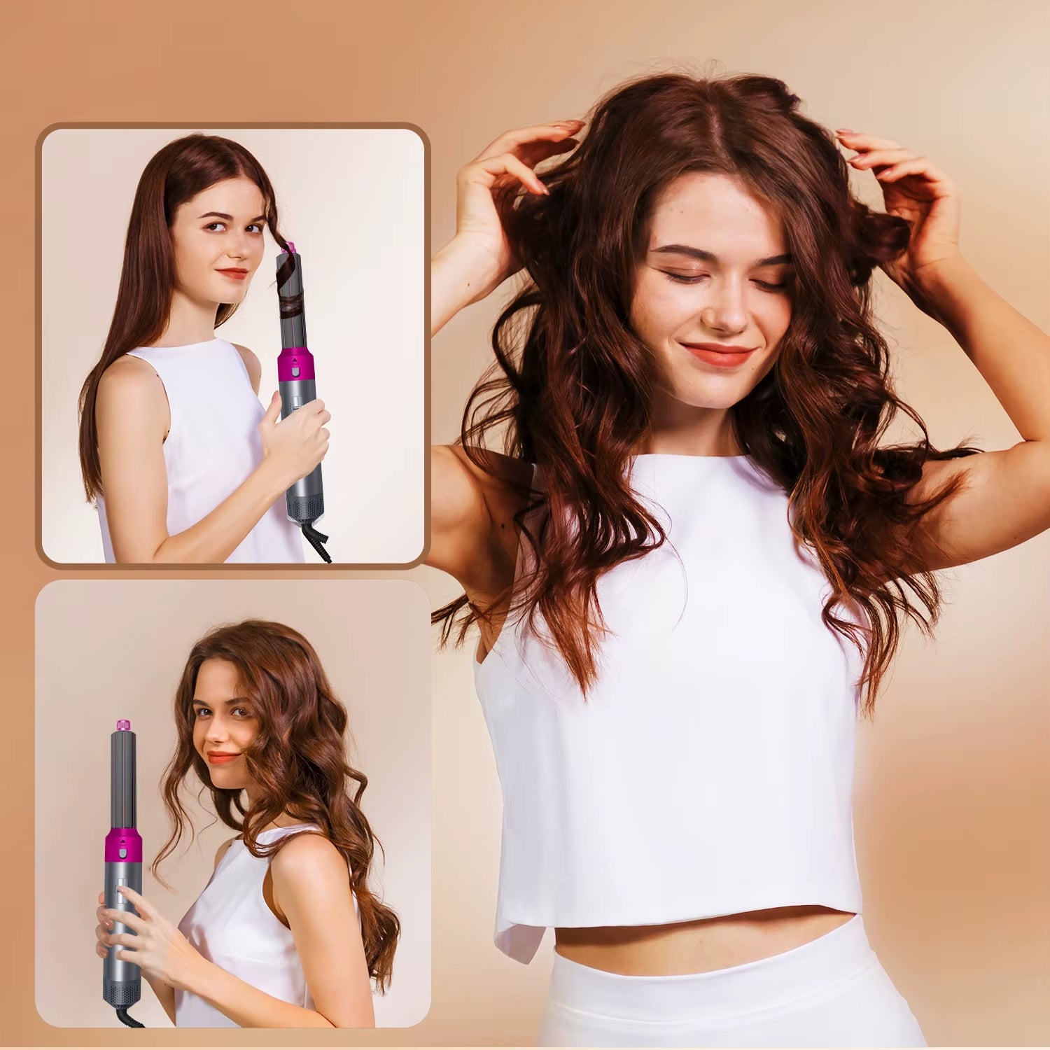 Xiaomi 5-In-1 Hair Styling Set Hair Dryer Hot Comb Curling Iron Straightener All-In-One Styling Tool for Airwrap Hair Dryer